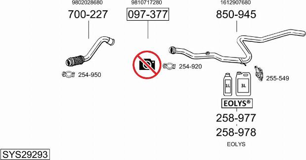 Bosal SYS29293 - Impianto gas scarico autozon.pro