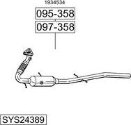 Bosal SYS24389 - Impianto gas scarico autozon.pro