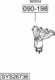 Bosal SYS26736 - Impianto gas scarico autozon.pro