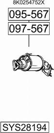 Bosal SYS28194 - Impianto gas scarico autozon.pro