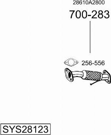 Bosal SYS28123 - Impianto gas scarico autozon.pro