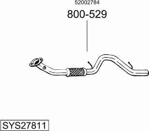 Bosal SYS27811 - Impianto gas scarico autozon.pro