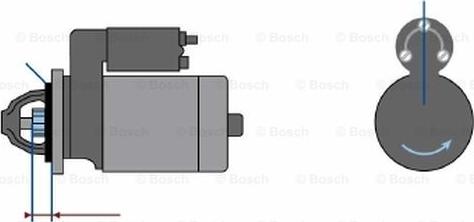 BOSCH 9 000 143 204 - Motorino d'avviamento autozon.pro