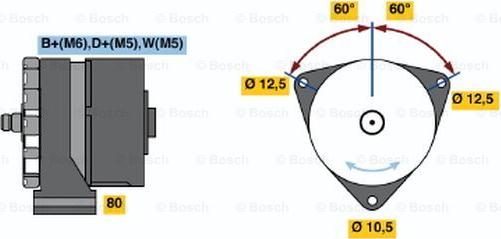 BOSCH 9 120 080 154 - Alternatore autozon.pro