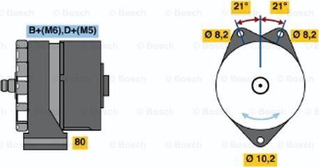 BOSCH 9 120 080 128 - Alternatore autozon.pro