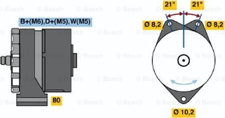 BOSCH 9 120 080 174 - Alternatore autozon.pro