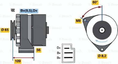 BOSCH 9 120 080 176 - Alternatore autozon.pro