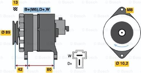 BOSCH 9 120 144 622 - Alternatore autozon.pro