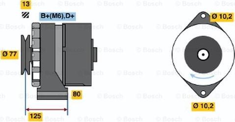 BOSCH 9 120 144 101 - Alternatore autozon.pro