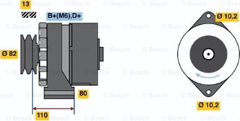 BOSCH 9 120 144 102 - Alternatore autozon.pro