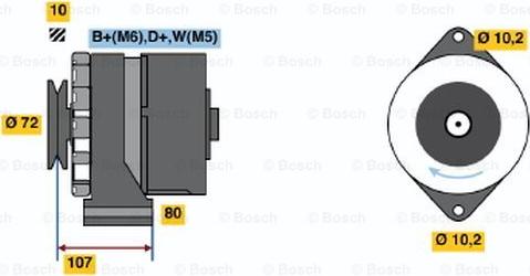 BOSCH 9 120 144 116 - Alternatore autozon.pro