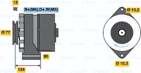 BOSCH 9 120 144 122 - Alternatore autozon.pro