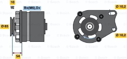 BOSCH 9 120 144 241 - Alternatore autozon.pro