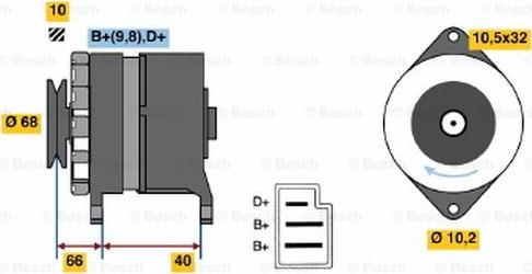 BOSCH 9 120 144 288 - Alternatore autozon.pro