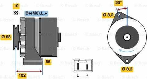 BOSCH 9 120 144 278 - Alternatore autozon.pro