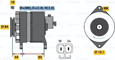 BOSCH 9 120 334 641 - Alternatore autozon.pro