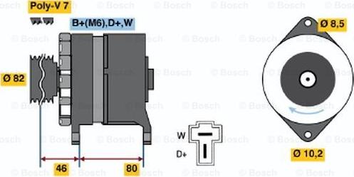 BOSCH 9 120 334 139 - Alternatore autozon.pro