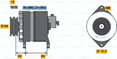 BOSCH 6 033 GB5 007 - Alternatore autozon.pro