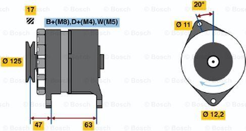 BOSCH 6 033 GB3 009 - Alternatore autozon.pro