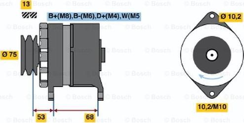 BOSCH 6 033 GB3 036 - Alternatore autozon.pro