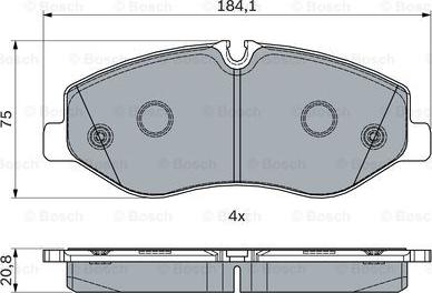 BOSCH 0 986 494 914 - Kit pastiglie freno, Freno a disco autozon.pro