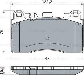 BOSCH 0 986 494 989 - Kit pastiglie freno, Freno a disco autozon.pro