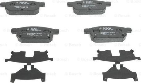 BOSCH 0 986 494 931 - Kit pastiglie freno, Freno a disco autozon.pro