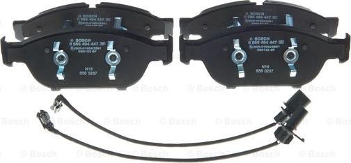 BOSCH 0 986 494 447 - Kit pastiglie freno, Freno a disco autozon.pro