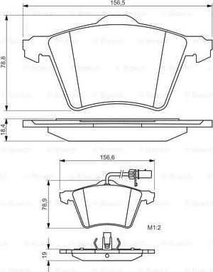 BOSCH 0 986 494 415 - Kit pastiglie freno, Freno a disco autozon.pro