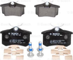 BOSCH 0 986 494 596 - Kit pastiglie freno, Freno a disco autozon.pro