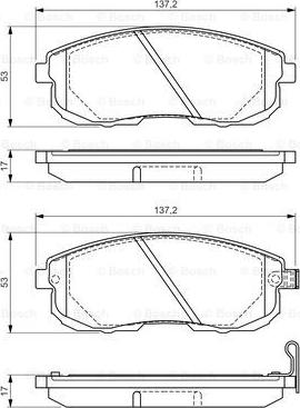 BOSCH 0 986 494 546 - Kit pastiglie freno, Freno a disco autozon.pro