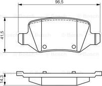 BOSCH 0 986 494 569 - Kit pastiglie freno, Freno a disco autozon.pro