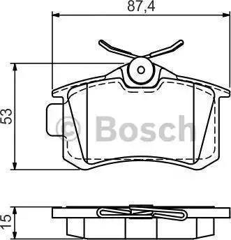 BOSCH F 03B 150 217 - Kit pastiglie freno, Freno a disco autozon.pro