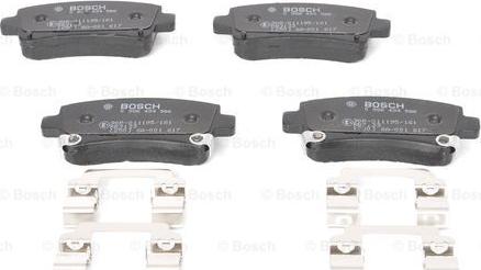 BOSCH 0 986 494 586 - Kit pastiglie freno, Freno a disco autozon.pro