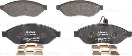 BOSCH 0 986 494 581 - Kit pastiglie freno, Freno a disco autozon.pro