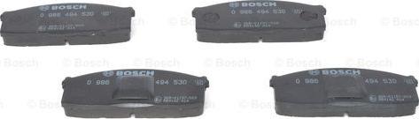 BOSCH 0 986 494 530 - Kit pastiglie freno, Freno a disco autozon.pro