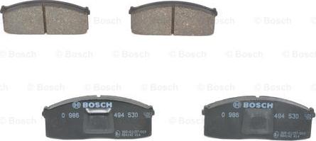 BOSCH 0 986 494 530 - Kit pastiglie freno, Freno a disco autozon.pro