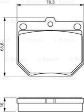 BOSCH 0 986 494 579 - Kit pastiglie freno, Freno a disco autozon.pro