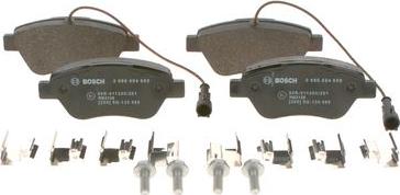 BOSCH 0 986 494 698 - Kit pastiglie freno, Freno a disco autozon.pro