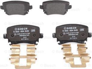 BOSCH 0 986 494 649 - Kit pastiglie freno, Freno a disco autozon.pro