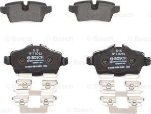 BOSCH 0 986 494 645 - Kit pastiglie freno, Freno a disco autozon.pro