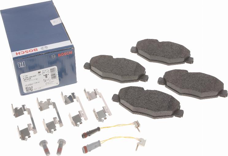 BOSCH 0 986 494 647 - Kit pastiglie freno, Freno a disco autozon.pro