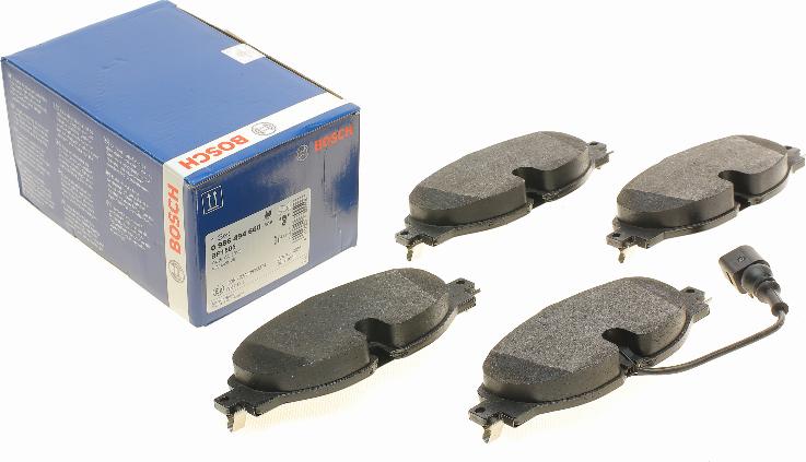 BOSCH 0 986 494 660 - Kit pastiglie freno, Freno a disco autozon.pro