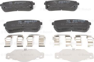 BOSCH 0 986 494 608 - Kit pastiglie freno, Freno a disco autozon.pro