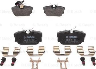 BOSCH 0 986 494 619 - Kit pastiglie freno, Freno a disco autozon.pro