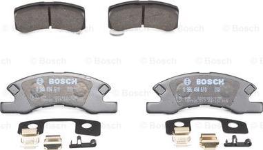 BOSCH 0 986 494 610 - Kit pastiglie freno, Freno a disco autozon.pro