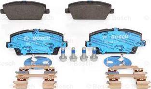 BOSCH 0 986 494 611 - Kit pastiglie freno, Freno a disco autozon.pro