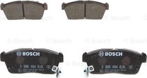 BOSCH 0 986 494 618 - Kit pastiglie freno, Freno a disco autozon.pro