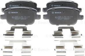 BOSCH 0 986 494 639 - Kit pastiglie freno, Freno a disco autozon.pro