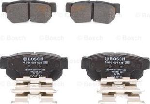 BOSCH 0 986 494 635 - Kit pastiglie freno, Freno a disco autozon.pro